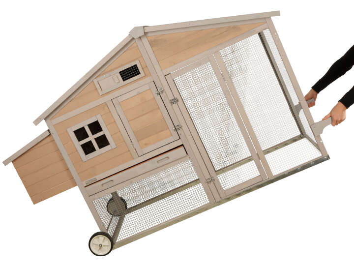 KERBL Räder-Nachrüstset für Hühnerstall Bonny